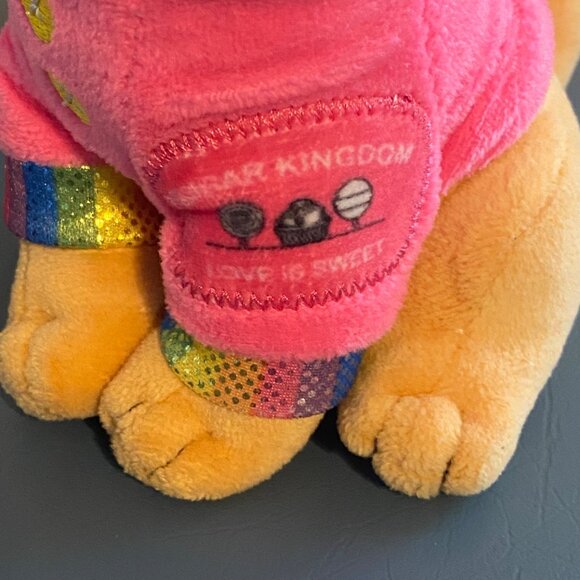 Sugar Kingdom Kawaii Chihuahua Dog Plush Stuffed Animal Toy Rainbow Ears 8" - Picture 3 of 6